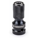 Adapter udarowy do klucza - przejściówka z 1/2" kwadrat na 1/4" HEX PM-ASHU-05025T
