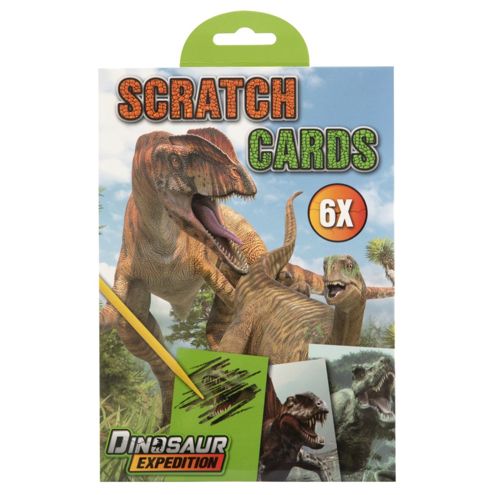 Dinosaur Expedition scratch art set