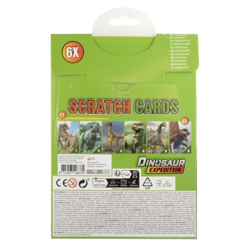 Dinosaur Expedition scratch art set