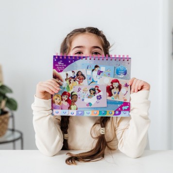 Disney Princess Sprinkle Party Story puzzle sticker and coloring set