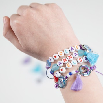 Disney Frozen Destiny letter bracelet making set
