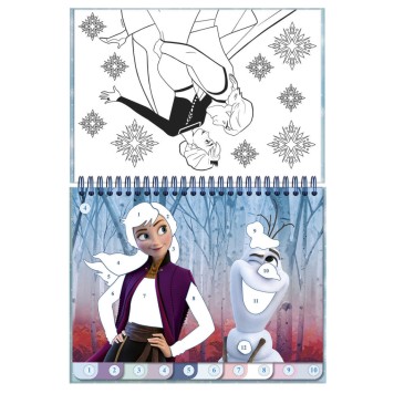 Disney Frozen Destiny puzzle sticker and coloring set