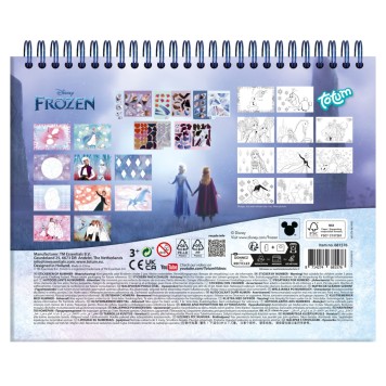 Disney Frozen Destiny puzzle sticker and coloring set