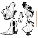 Disney Frozen Destiny scratch image stickers