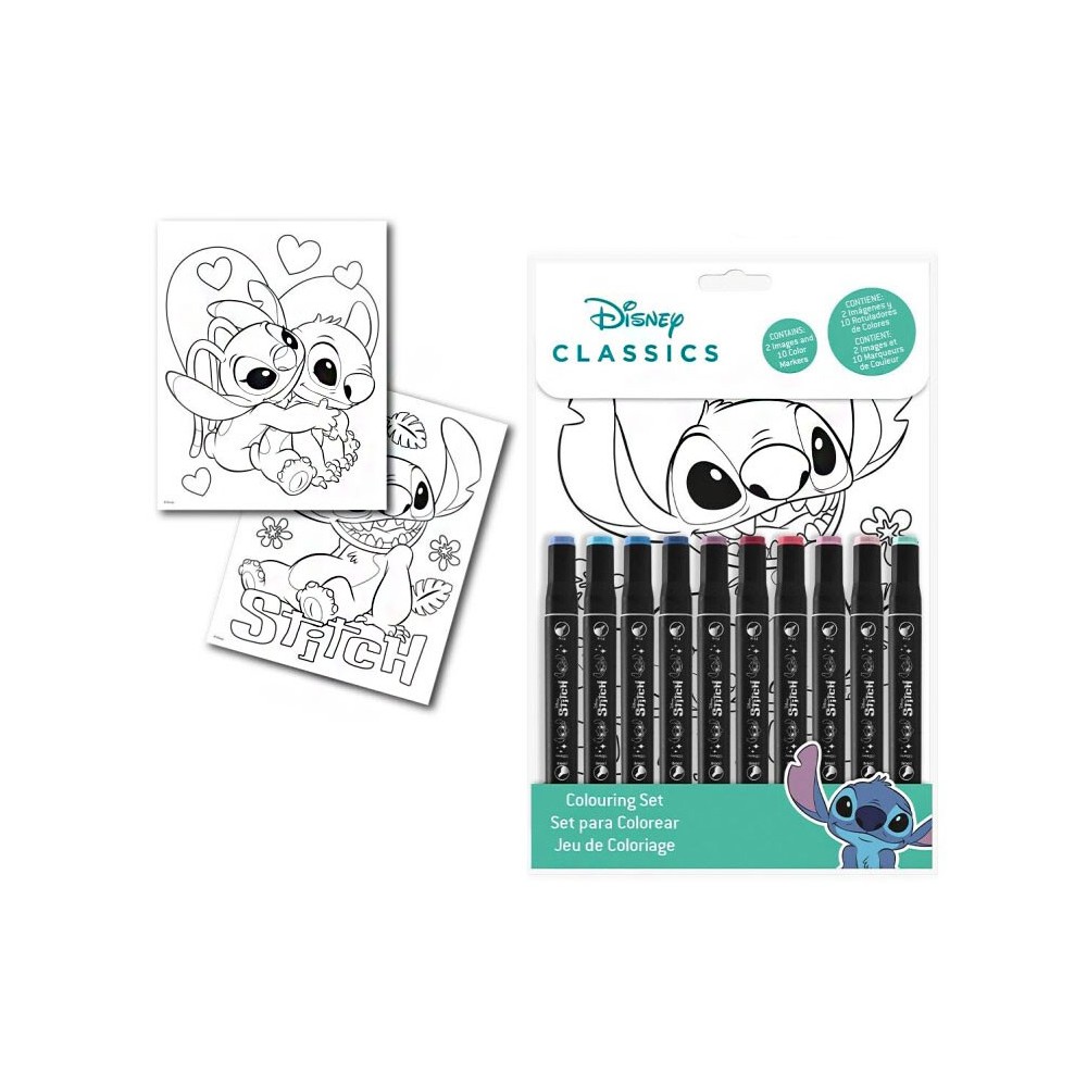 Disney Lilo and Stitch Magical number coloring book