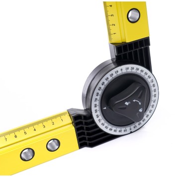 Kątomierz budowlany poziomica cyrkiel 3w1 KD10442