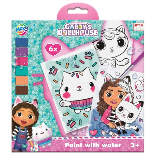 Gabby's Dollhouse Cats painting set