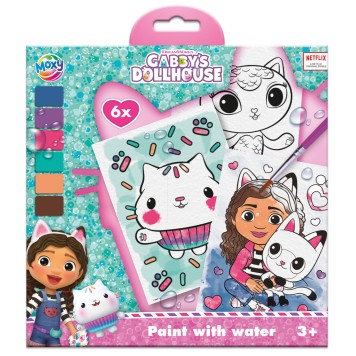 Gabby's Dollhouse Cats painting set