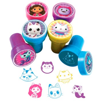 Gabby's Dollhouse Cats stamp set of 12 pieces