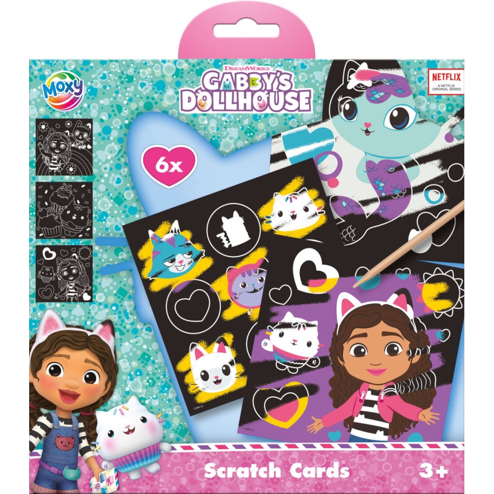 Gabby's Dollhouse Cats Scratch scraping set