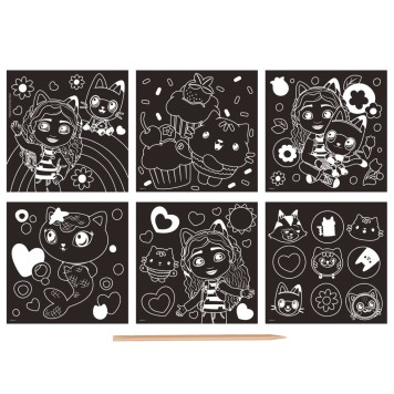 Gabby's Dollhouse Cats Scratch scraping set