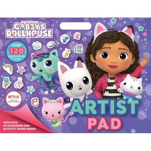 Gabby's Dollhouse Cats coloring and activity set