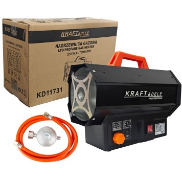 Nagrzewnica gazowa 25kW + reduktor  AUTOMAT KD11731