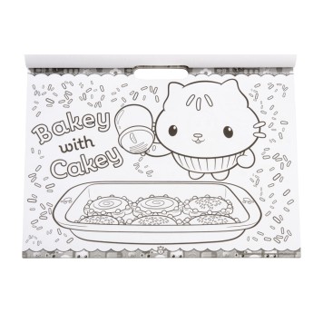 Gabby's Dollhouse Cats coloring and activity set