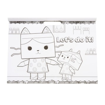 Gabby's Dollhouse Cats coloring and activity set