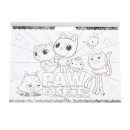 Gabby's Dollhouse Cats coloring and activity set