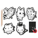 Gabby's Dollhouse Fairy scratch scraper set with magnet