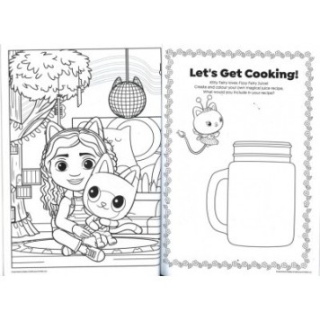 Gabby's Dollhouse Sprinkle Party Jumbo coloring book