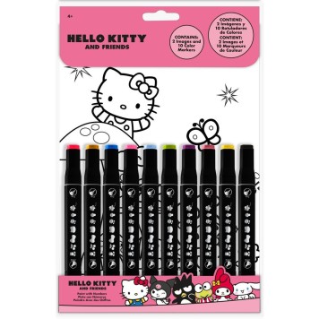 Hello Kitty number coloring book