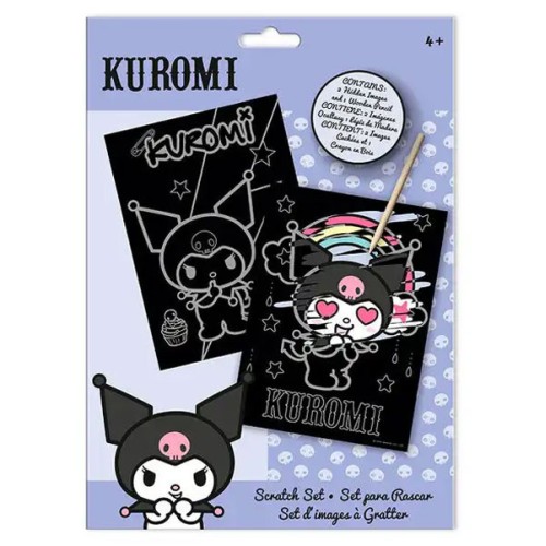 Hello Kitty Kuromi scratch engraving set