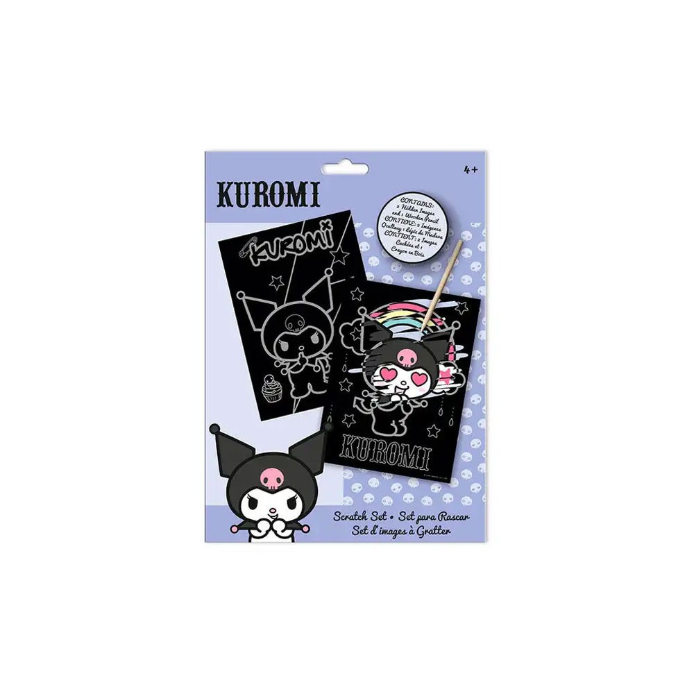 Hello Kitty Kuromi scratch engraving set