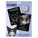 Hello Kitty Kuromi scratch engraving set