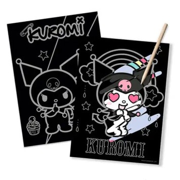 Hello Kitty Kuromi scratch engraving set