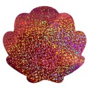 Colour Shell Holographic Foam Shape 12 pcs