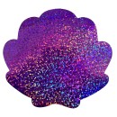 Colour Shell Holographic Foam Shape 12 pcs