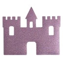 Colour Castle glitter foam shape (12 pieces)