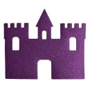Colour Castle glitter foam shape (12 pieces)