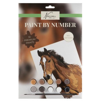 Horses Nassau paint by numbers kit