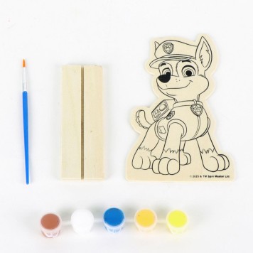 Paw Patrol Chase paintable wooden figure