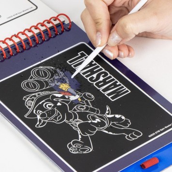 Paw Patrol Duty Calls scratch image scratch and coloring set