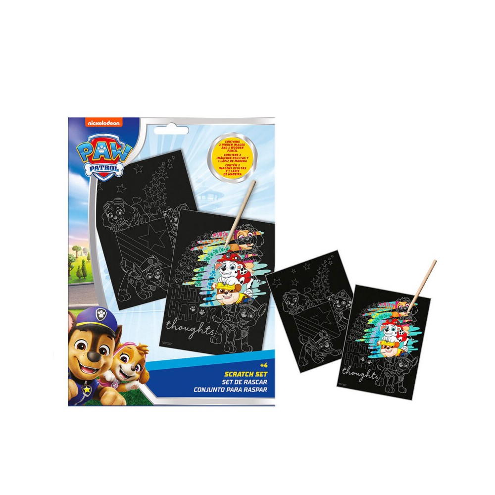 Paw Patrol Duty Calls scratch card set