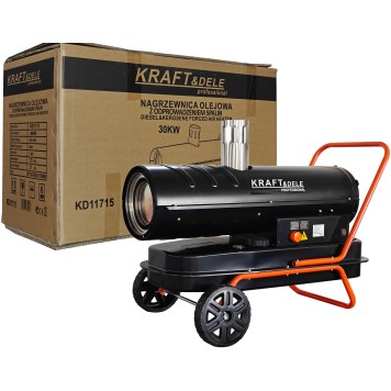 NAGRZEWNICA OLEJOWA  30 KW / TERMOSTAT / ODPROWADZENIE SPALIN  KD11715
