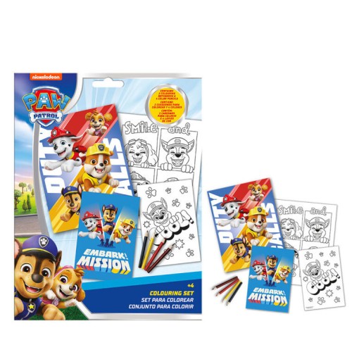 Paw Patrol Duty Calls coloring set