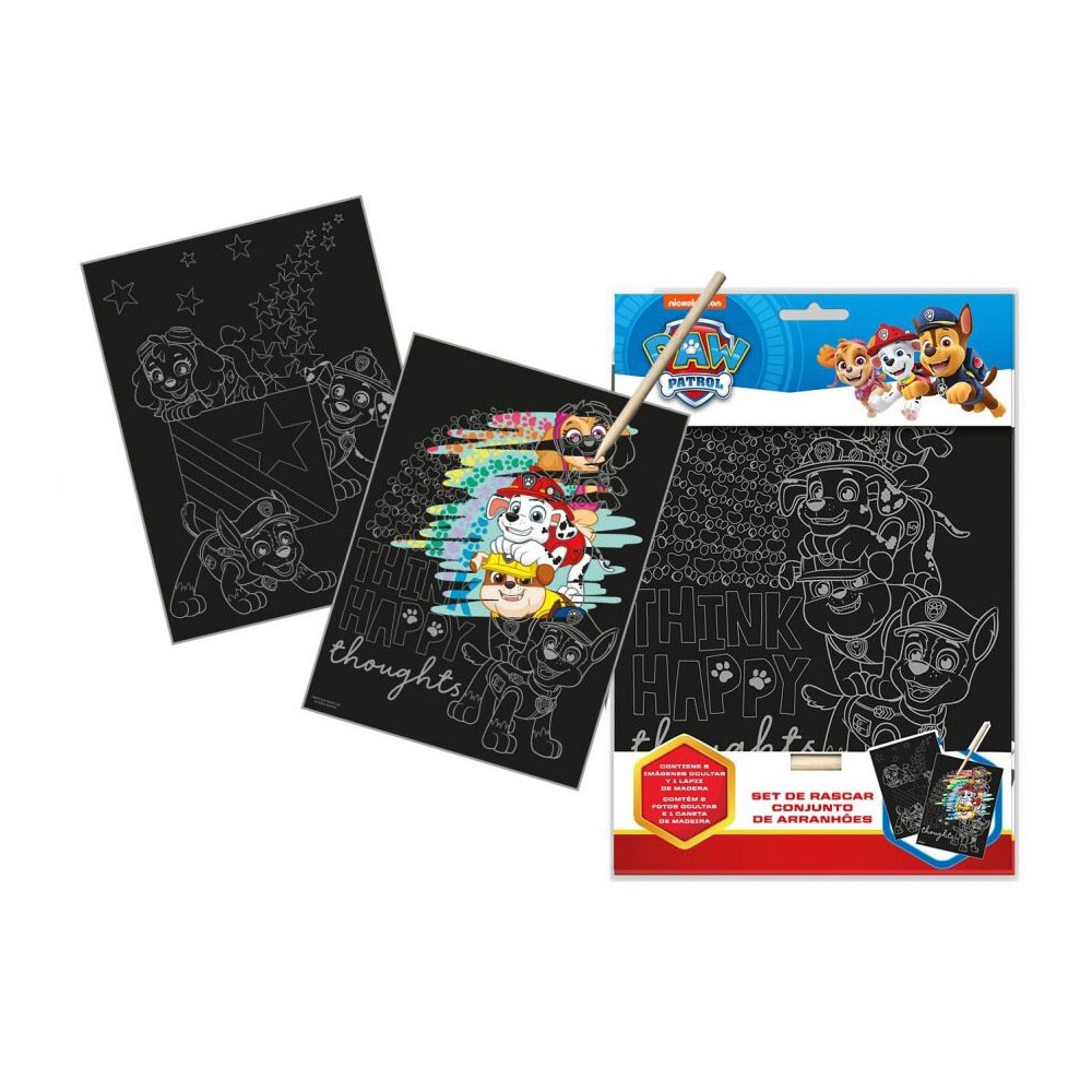Paw Patrol scratch picture scratch set
