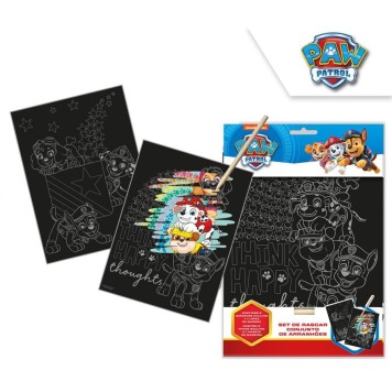 Paw Patrol scratch picture scratch set