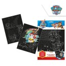 Paw Patrol scratch picture scratch set