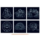 Paw Patrol Team scratch picture scratcher set