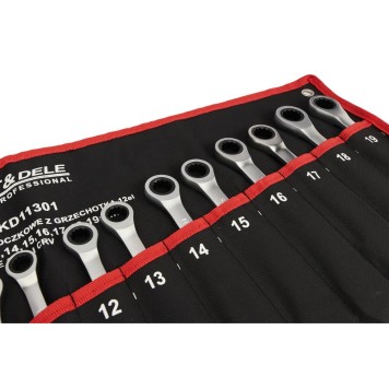 KLUCZE PŁASKO-OCZKOWE 12el. KD11301