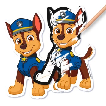 Paw Patrol Team scratch art set with magnet