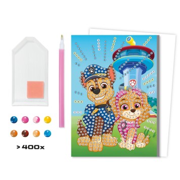 Paw Patrol Tower diamond painting card