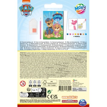 Paw Patrol Tower diamond painting card