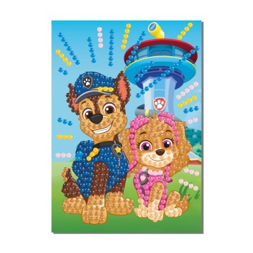 Paw Patrol Tower diamond painting card