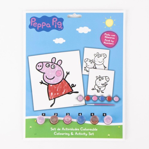 Peppa Pig Fun number painting set