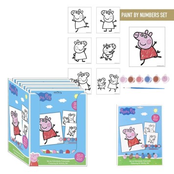 Peppa Pig Fun number painting set