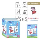 Peppa Pig Fun number painting set