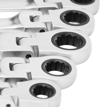 KLUCZE PŁASKO-OCZKOWE  8-19mm 12el.  KD11304